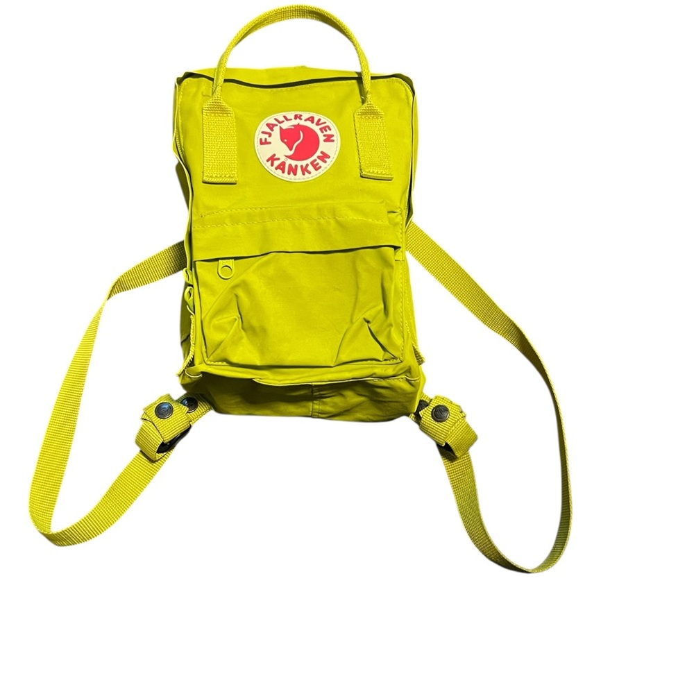 Fjallraven Kånken Mini Backpack in Neon Lime